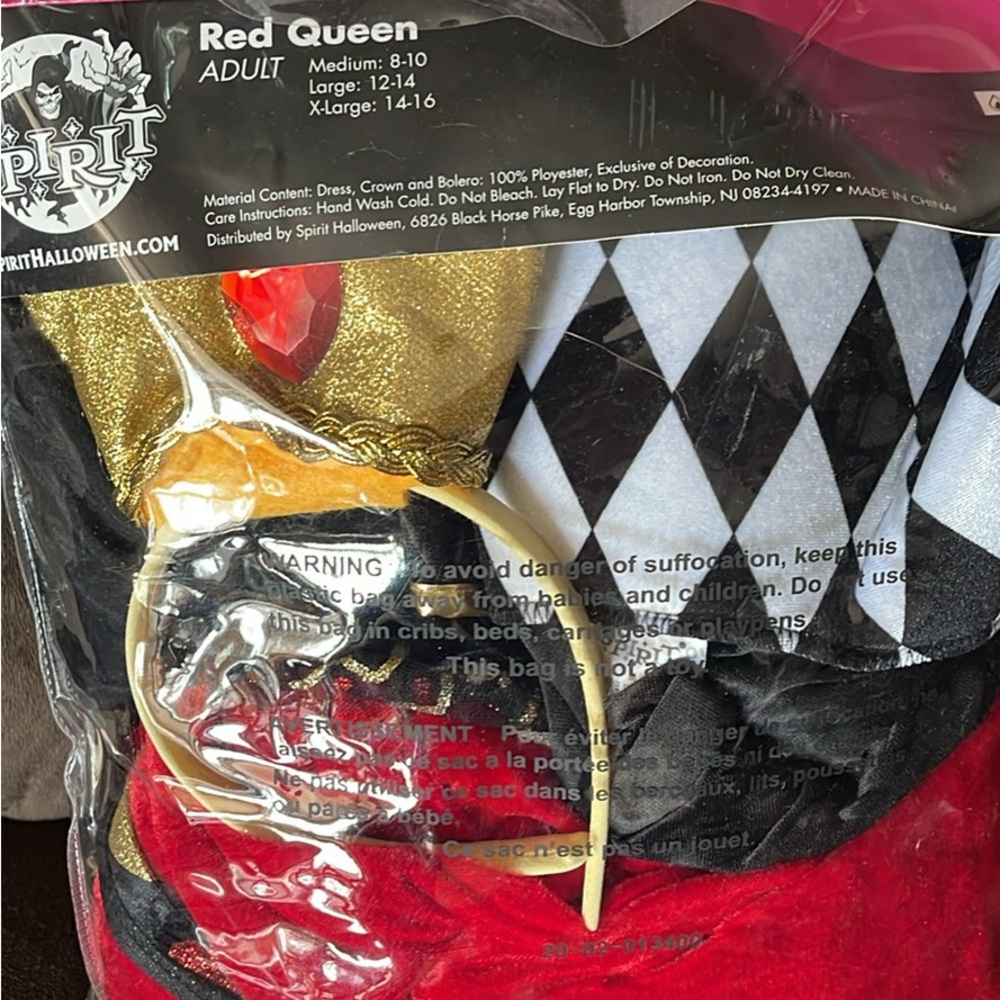 Spirit Halloween Red Queen Costume - Picture 4 of 4